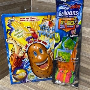 Tick N Tater Game with Water Balloons outdoor water toys hot potato party game